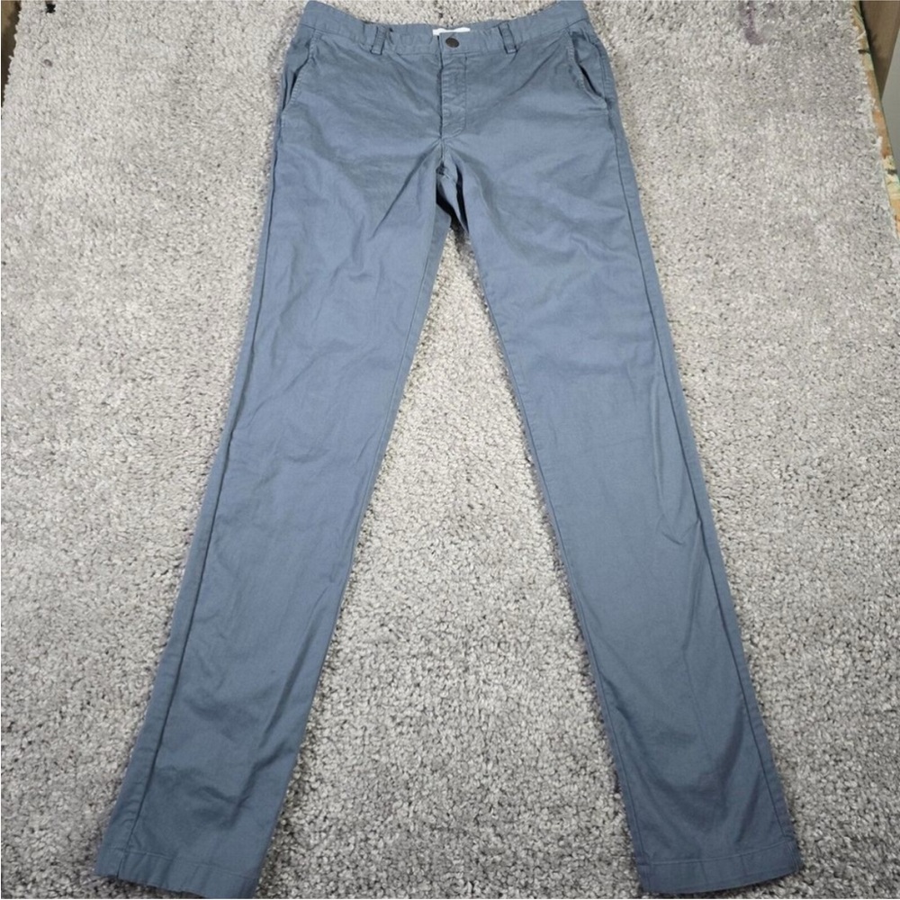 Spoke Pants Mens 31 (Fits 30x34) Blue Heros Build A Chino Trousers